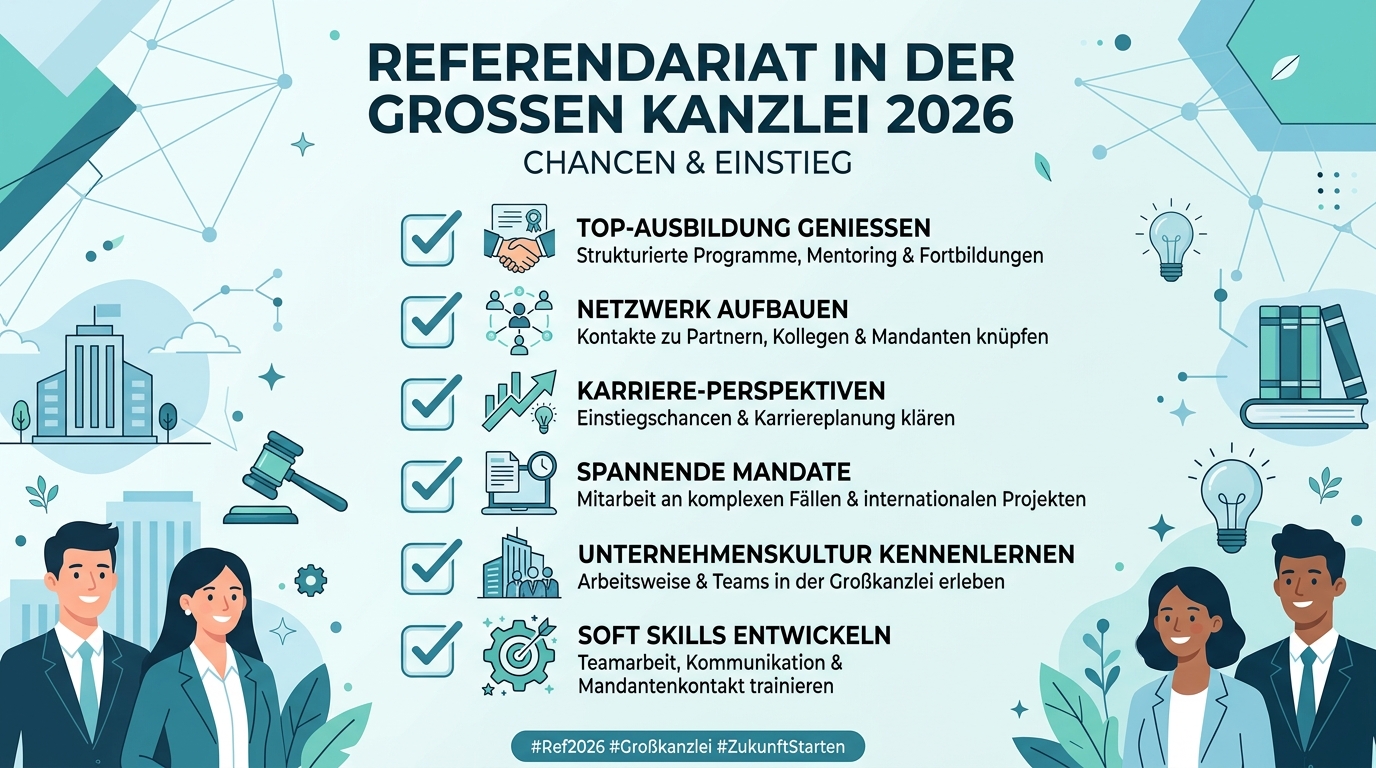 Infografik: referendariat große kanzlei