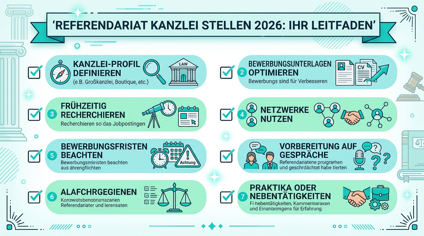 Infografik: referendariat kanzlei stellen