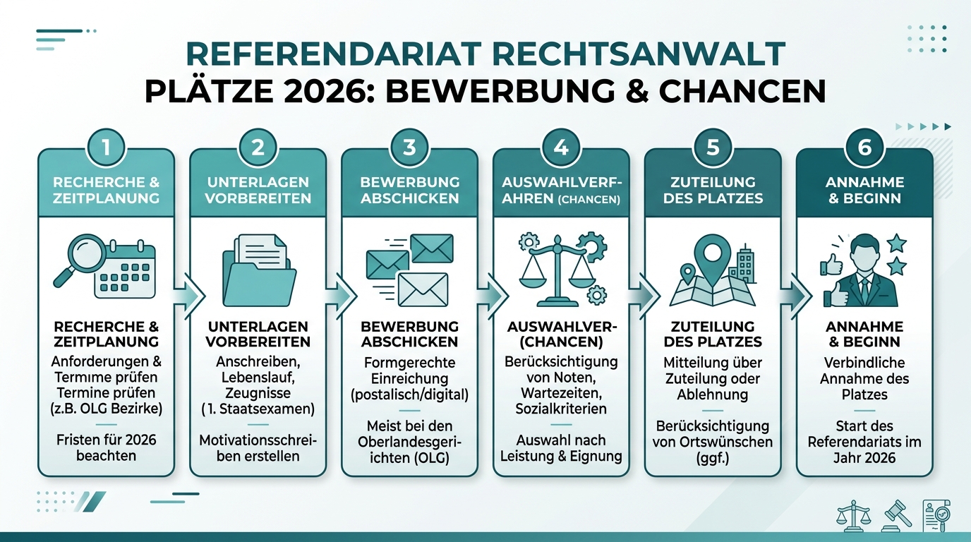 Infografik: referendariat rechtsanwalt plätze