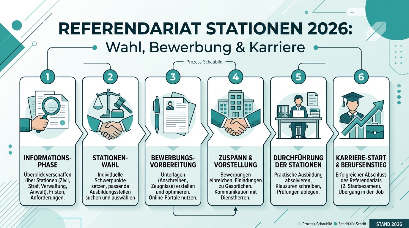 Infografik: referendariat stationen