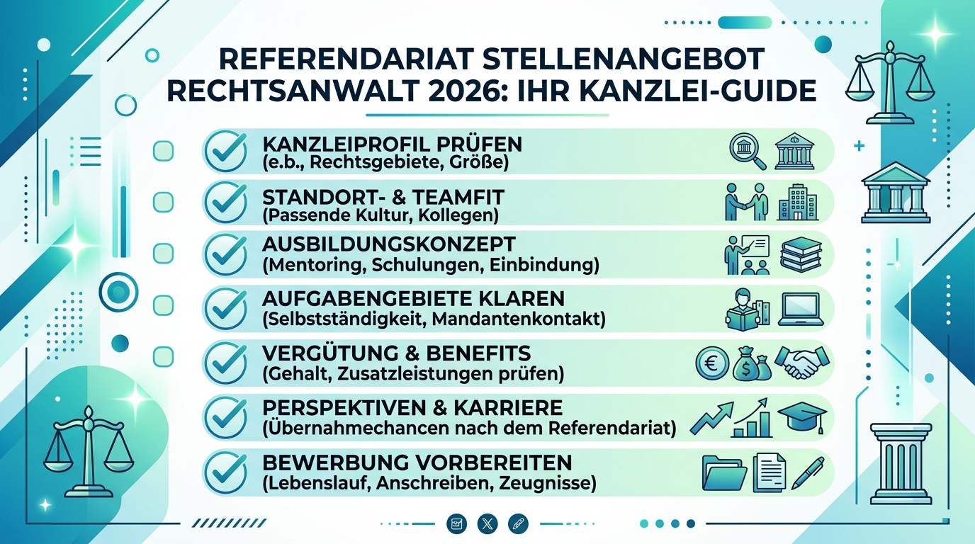 Infografik: referendariat stellenangebot rechtsanwalt
