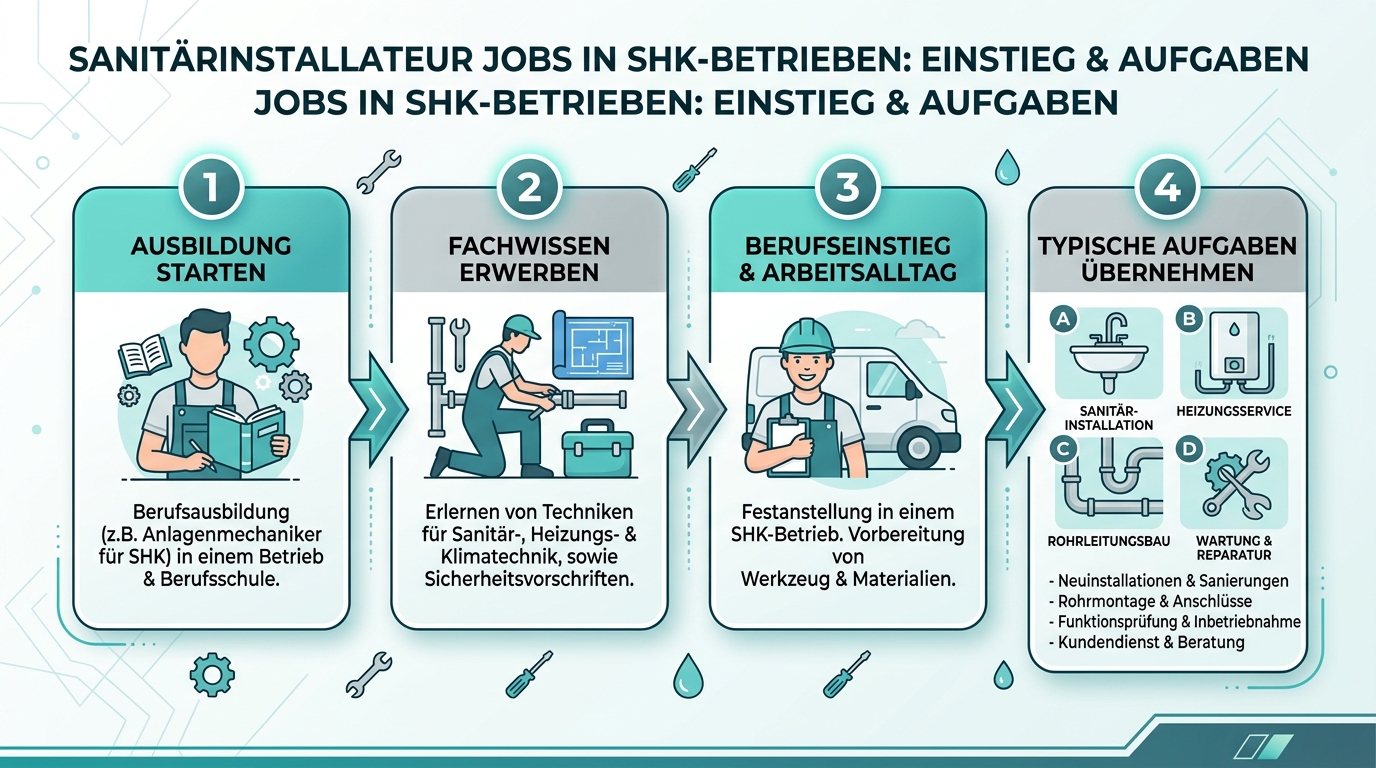 Infografik: sanitärinstallateur jobs shk betriebe