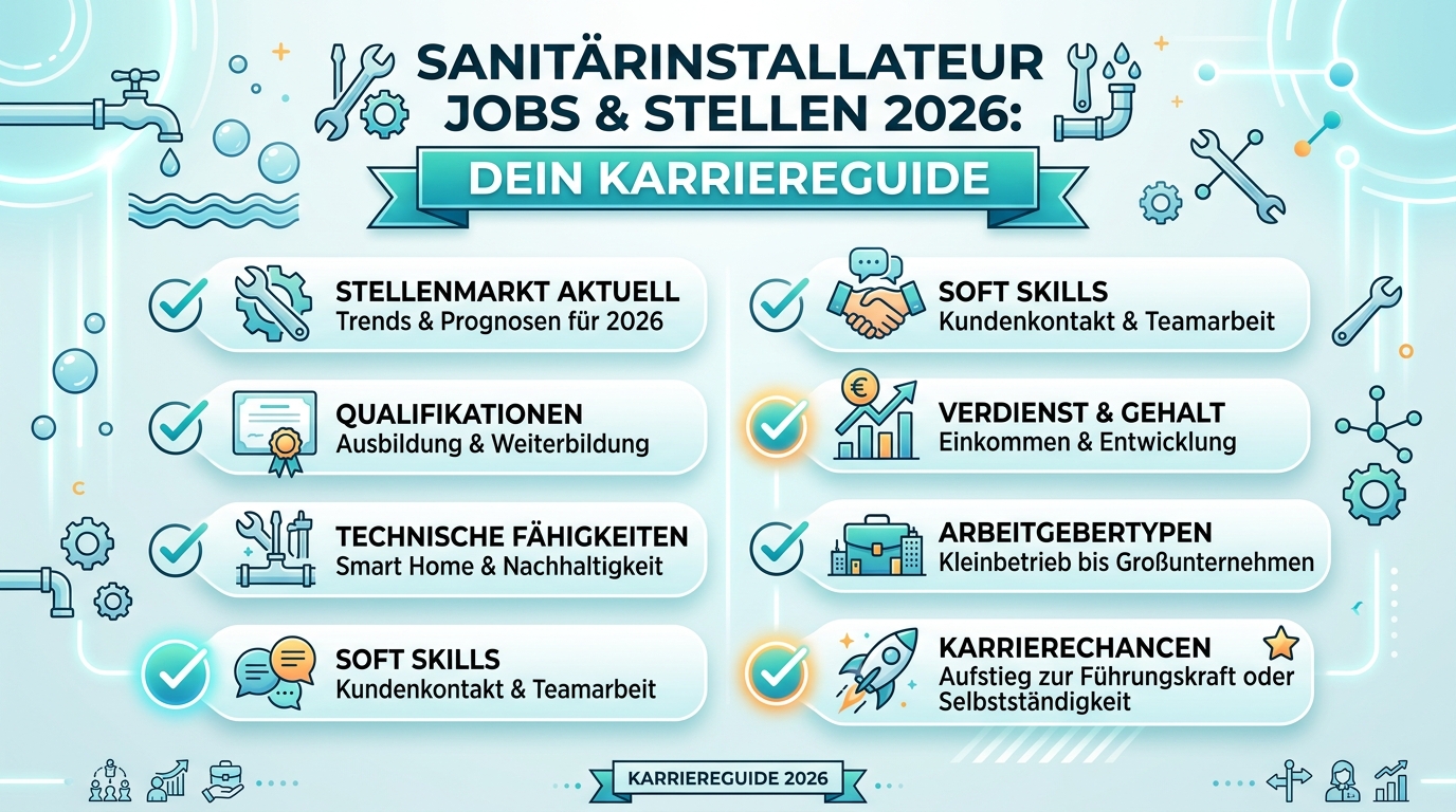 Infografik: sanitärinstallateur jobs stellen