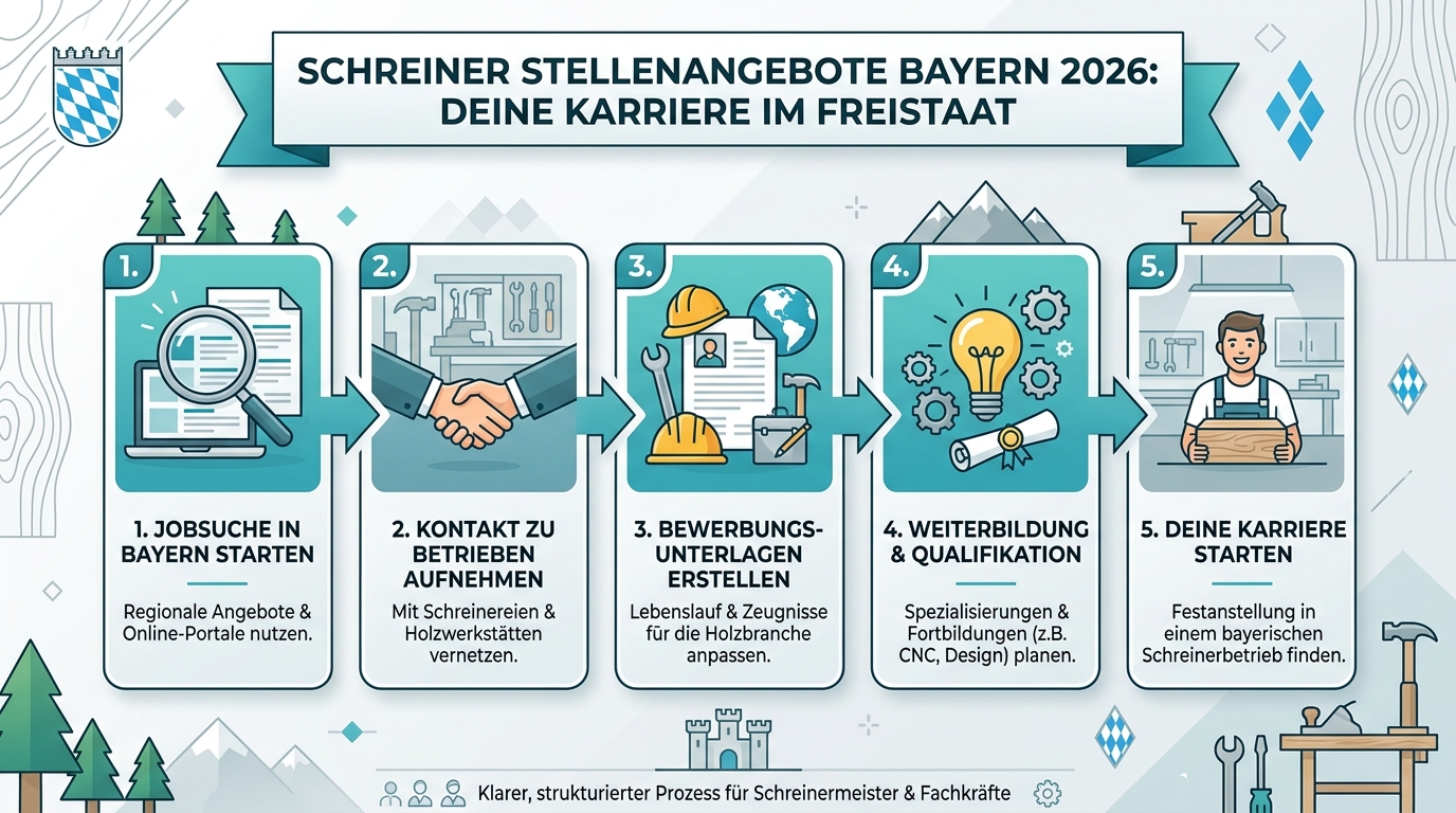 Infografik: schreiner stellenangebote bayern