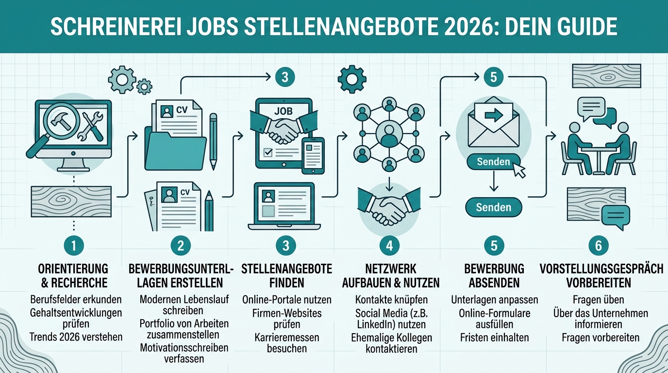 Infografik: schreinerei jobs stellenangebote