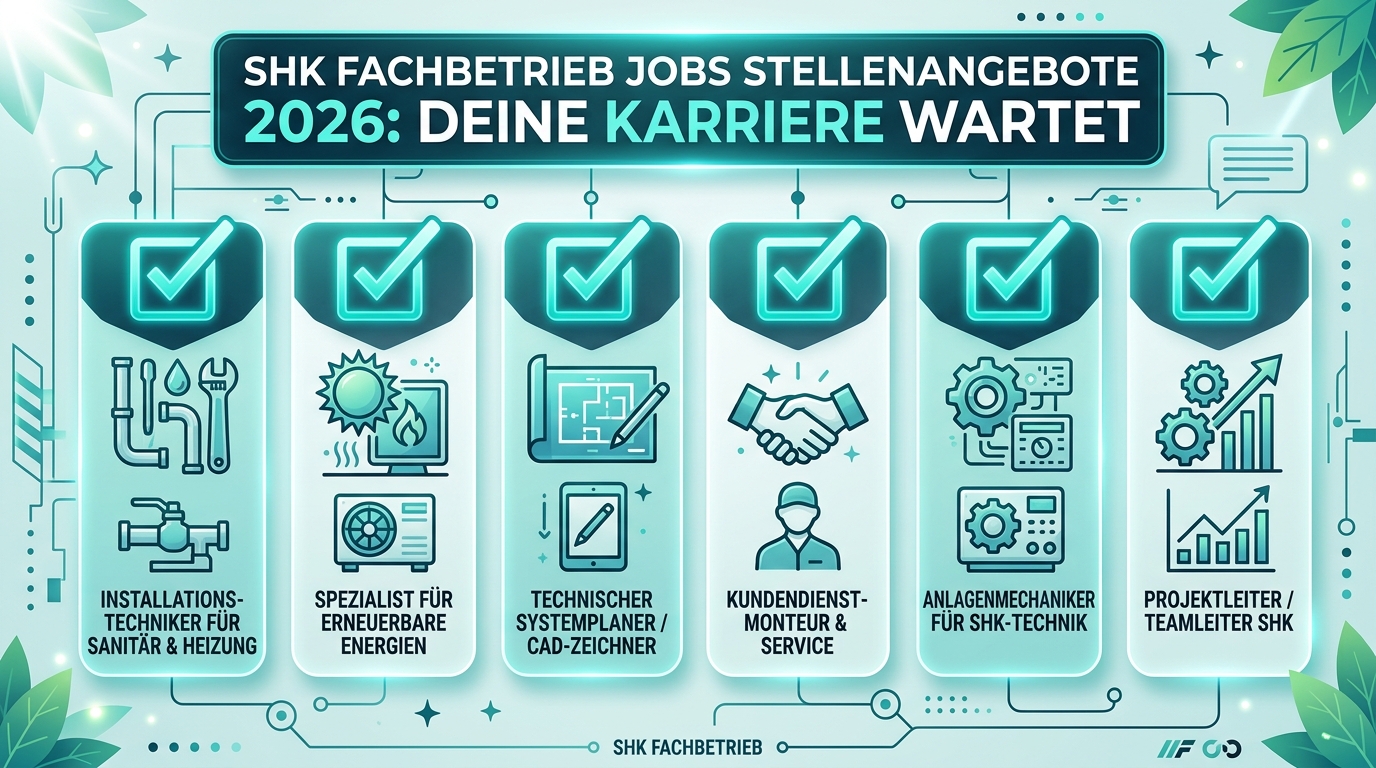 Infografik: shk fachbetrieb jobs stellenangebote