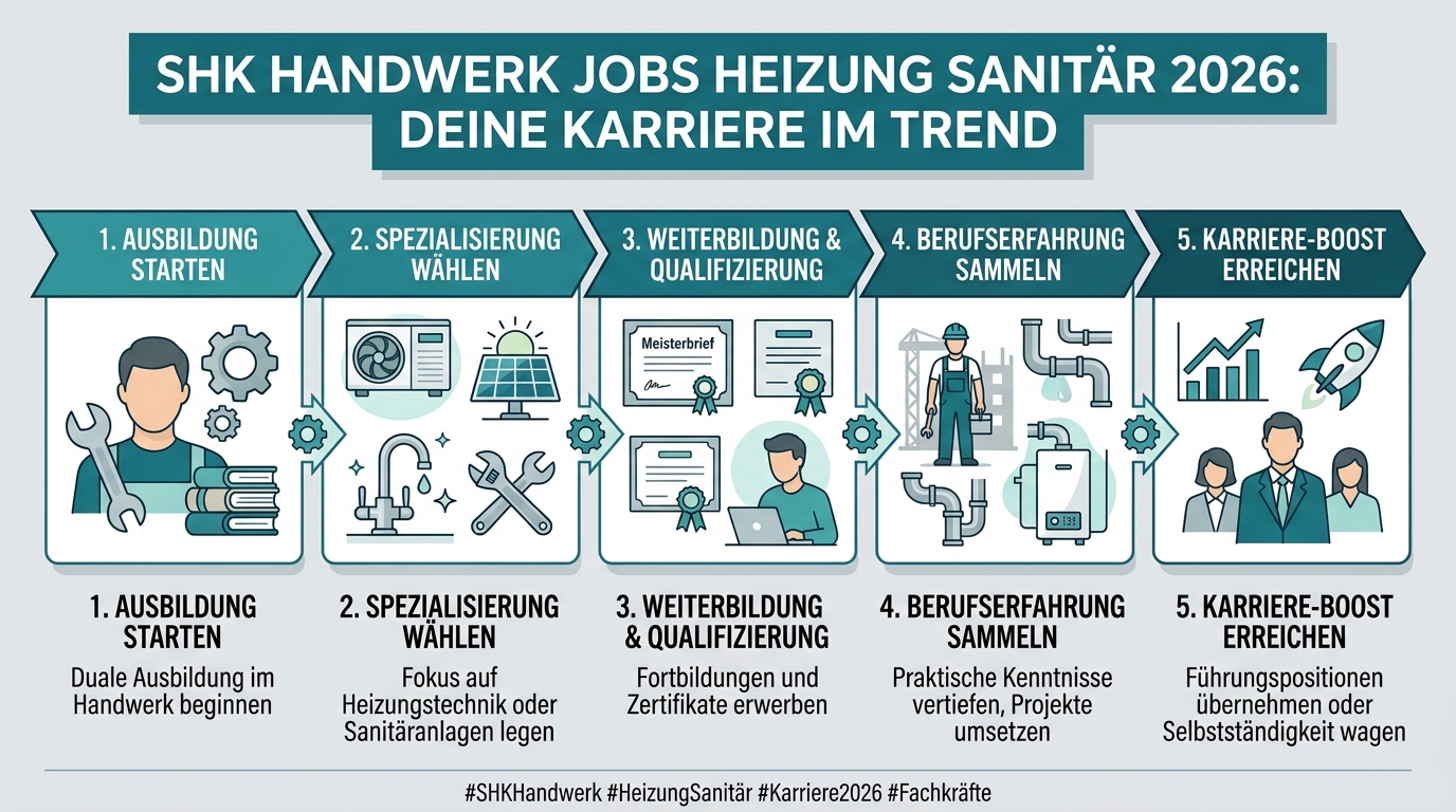 Infografik: shk handwerk jobs heizung sanitär