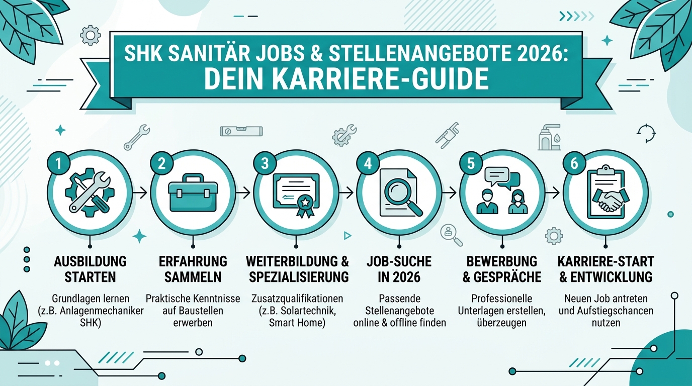 Infografik: shk sanitaer jobs stellenangebote