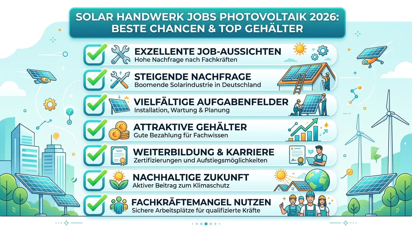 Infografik: solar handwerk jobs photovoltaik