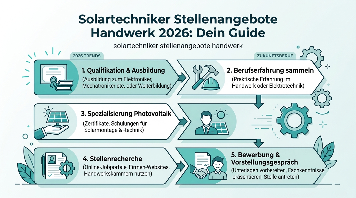 Infografik: solartechniker stellenangebote handwerk