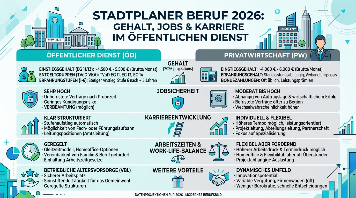 Infografik: stadtplaner beruf