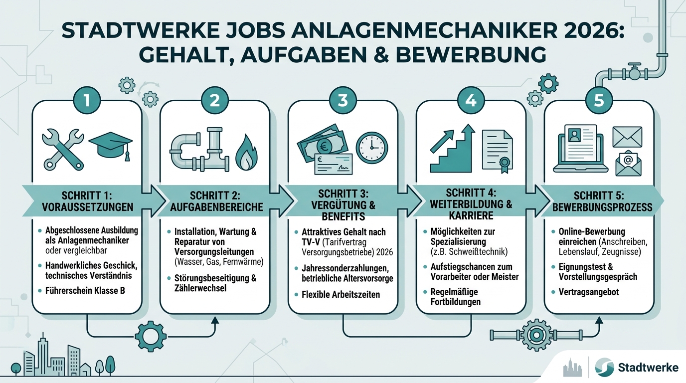Infografik: stadtwerke jobs anlagenmechaniker