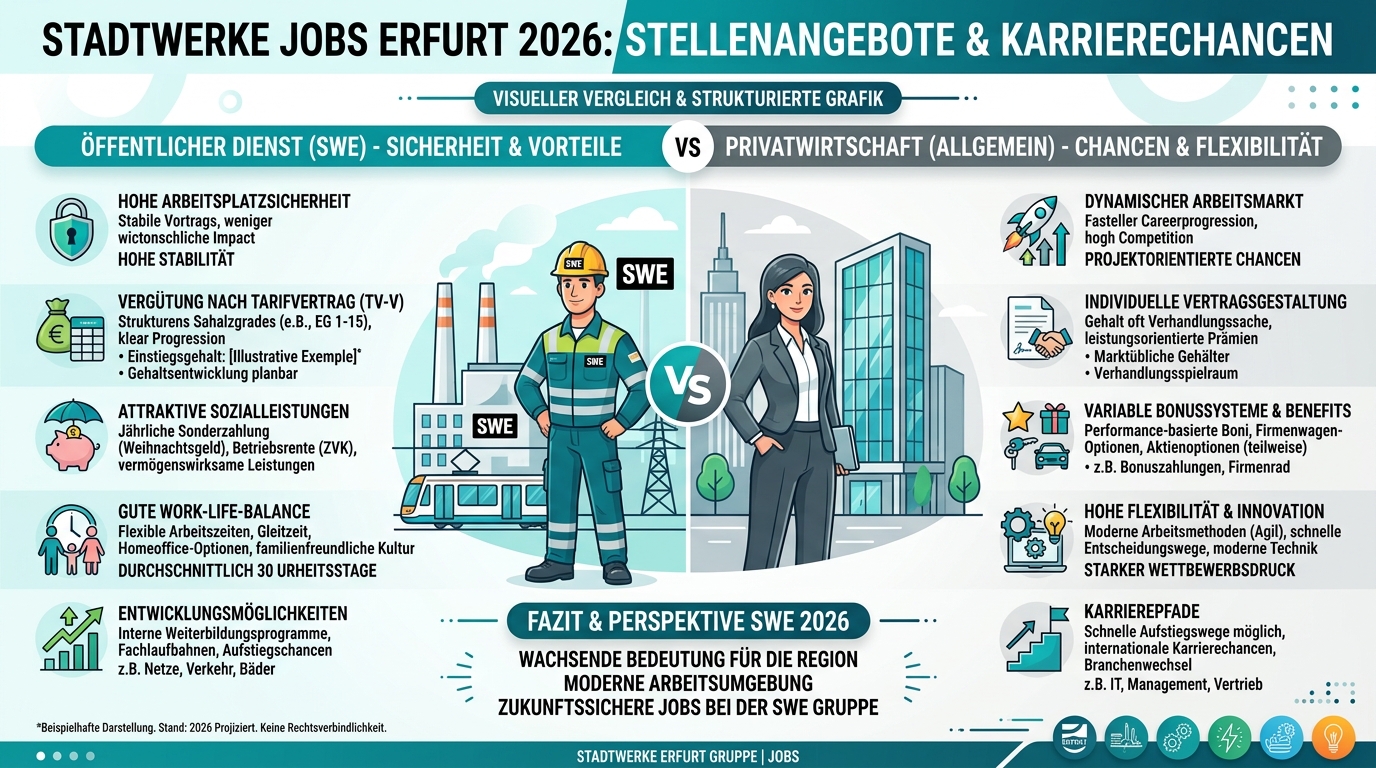 Infografik: stadtwerke jobs erfurt