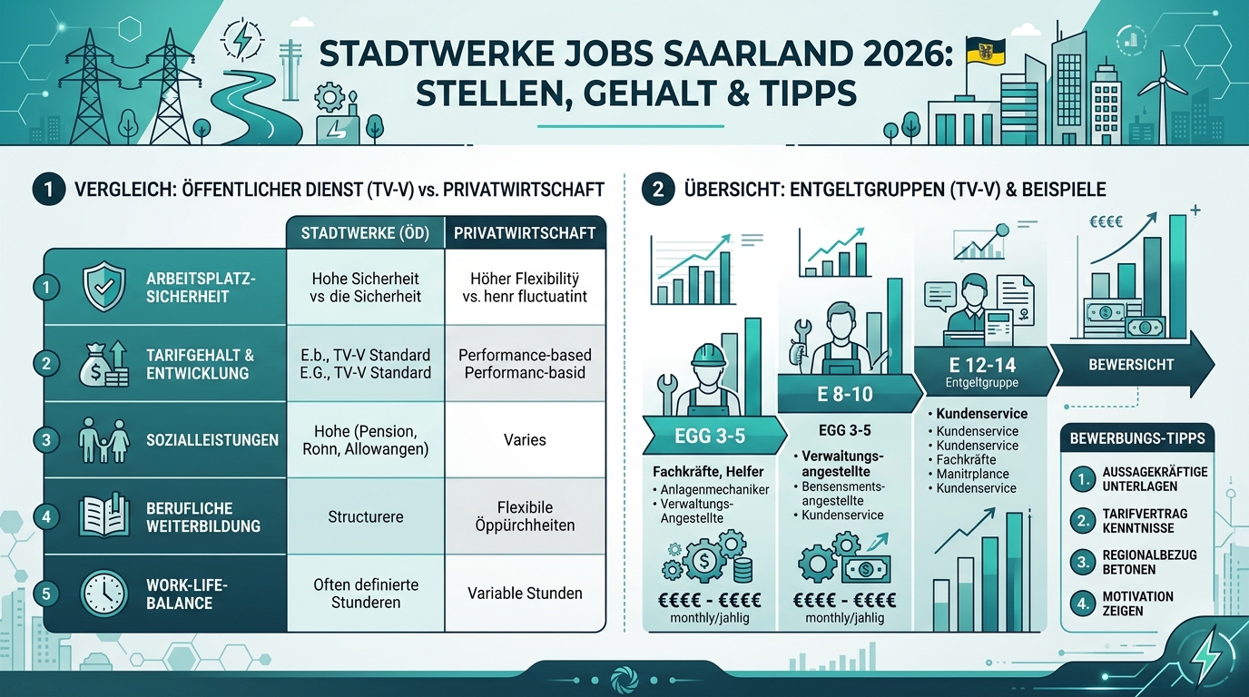 Infografik: stadtwerke jobs saarland