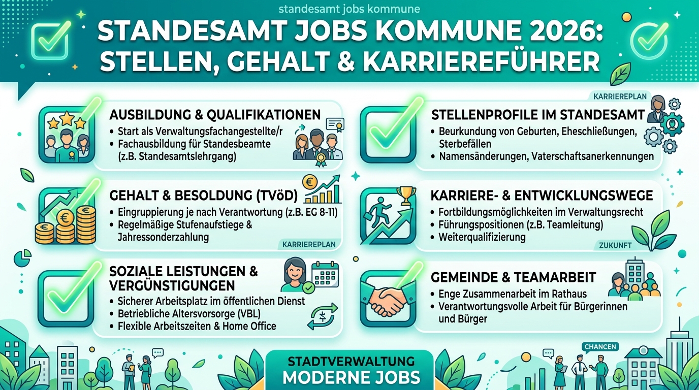 Infografik: standesamt jobs kommune
