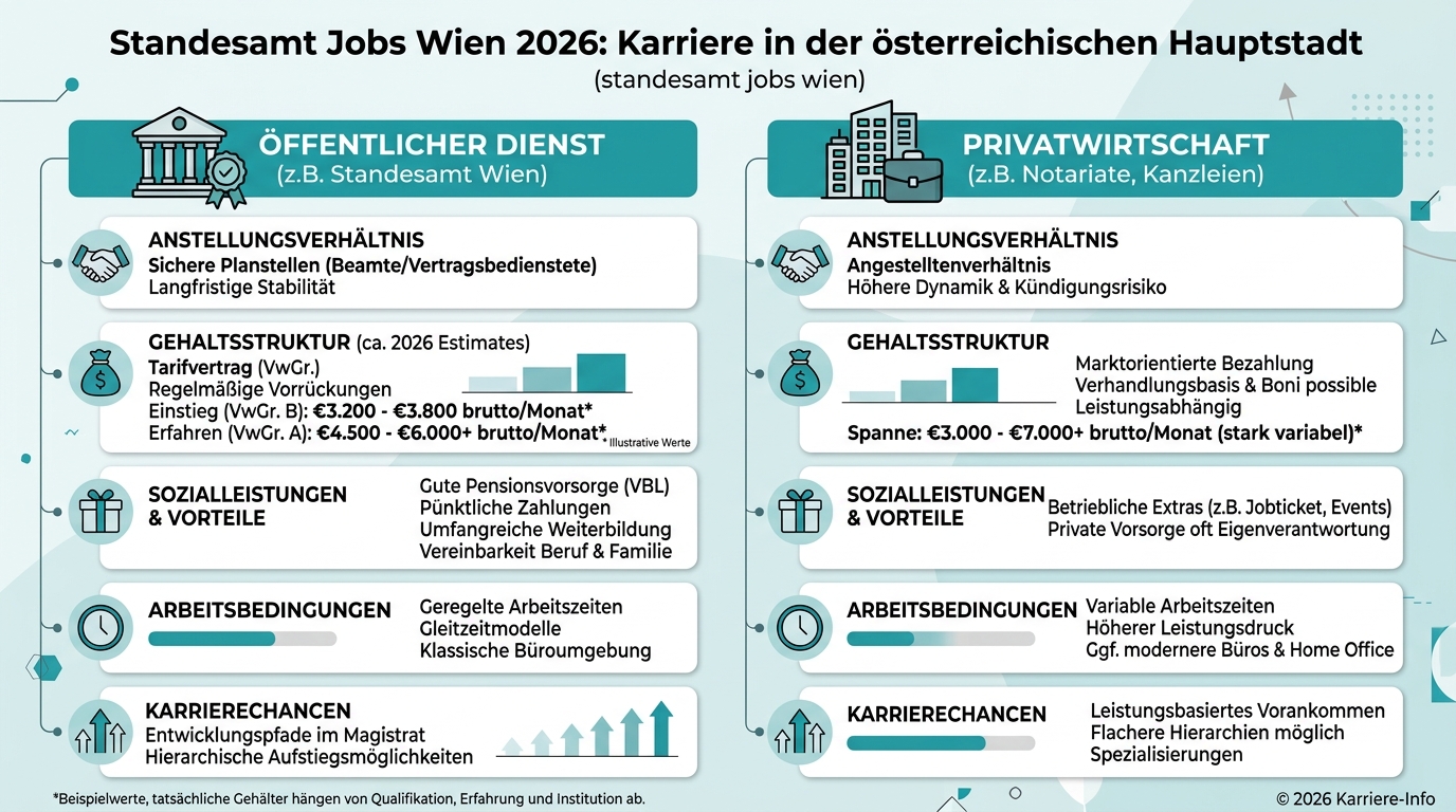 Infografik: standesamt jobs wien