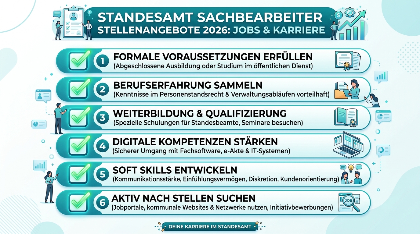 Infografik: standesamt sachbearbeiter stellenangebote