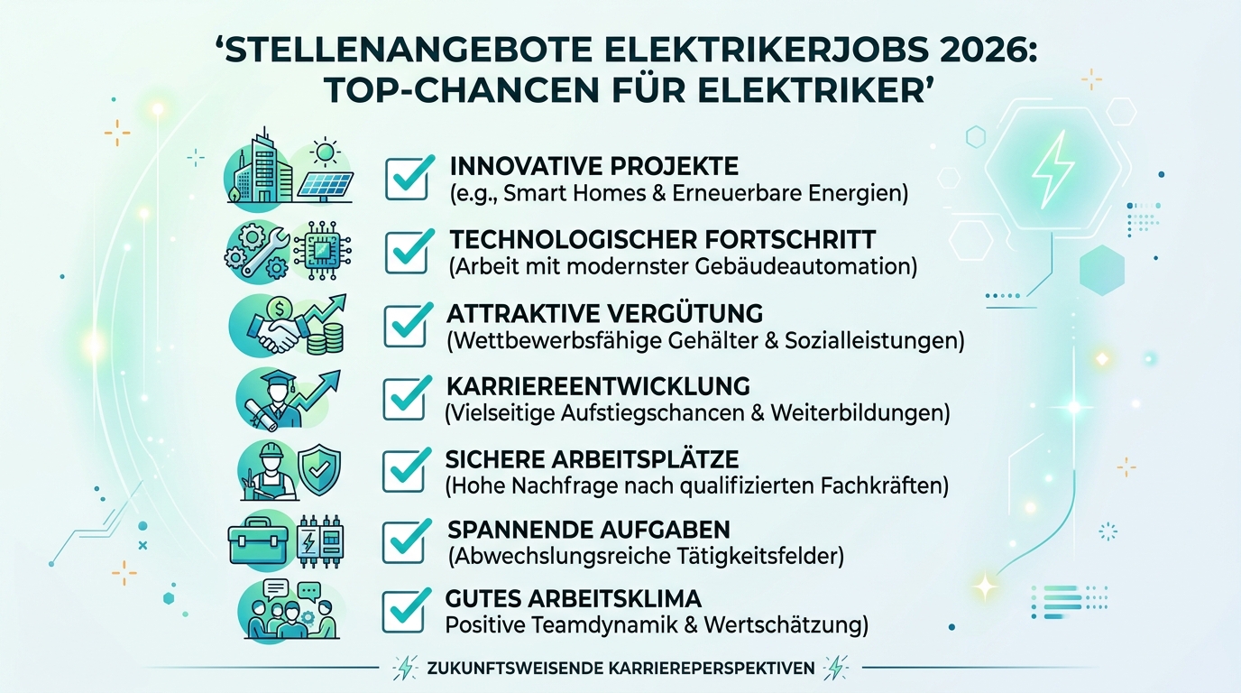 Infografik: stellenangebote elektrikerjobs