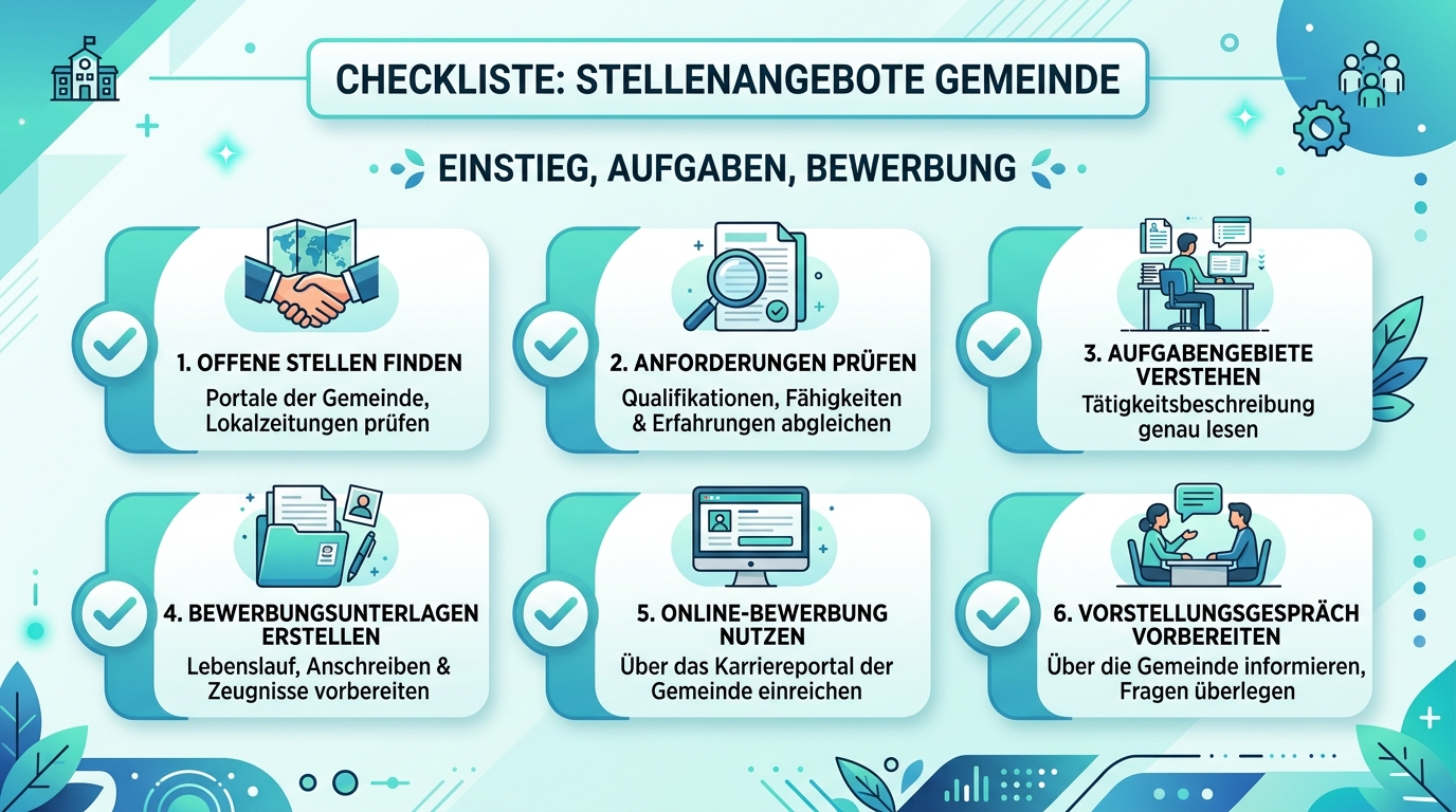 Infografik: stellenangebote gemeinde