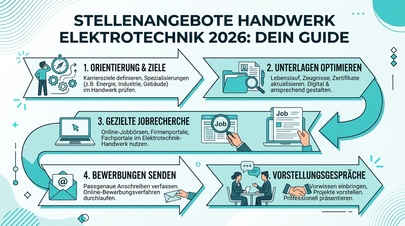Infografik: stellenangebote handwerk elektrotechnik
