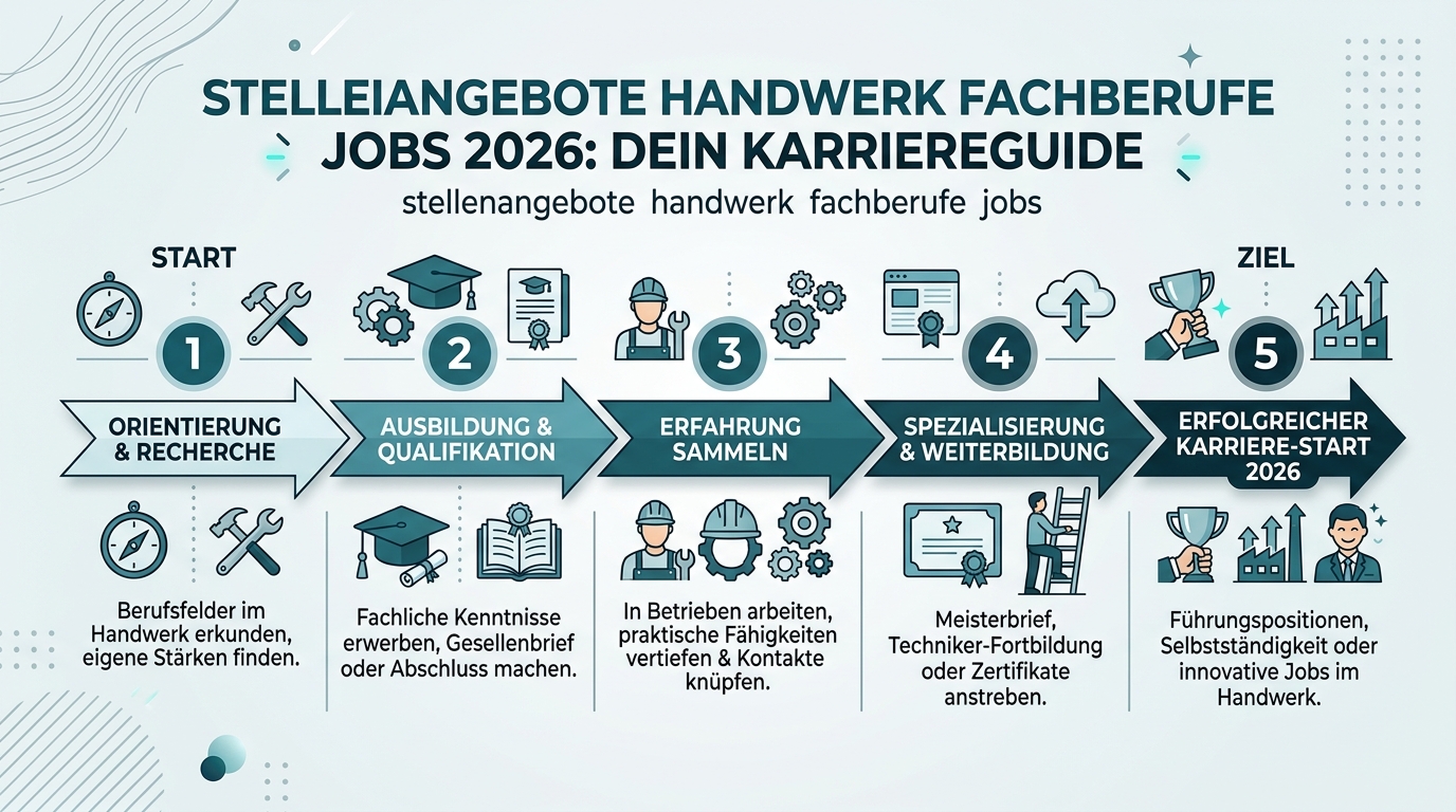 Infografik: stellenangebote handwerk fachberufe jobs