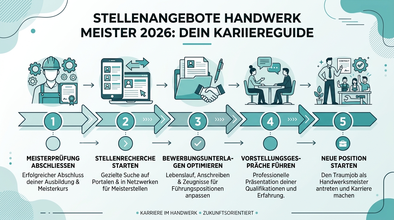 Infografik: stellenangebote handwerk meister
