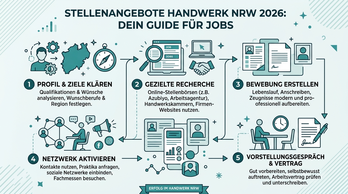 Infografik: stellenangebote handwerk nrw