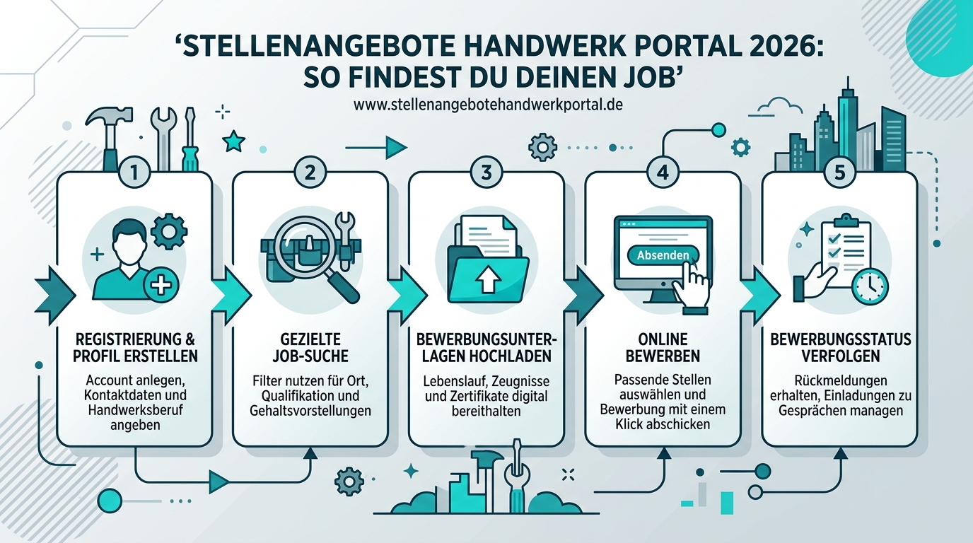 Infografik: stellenangebote handwerk portal