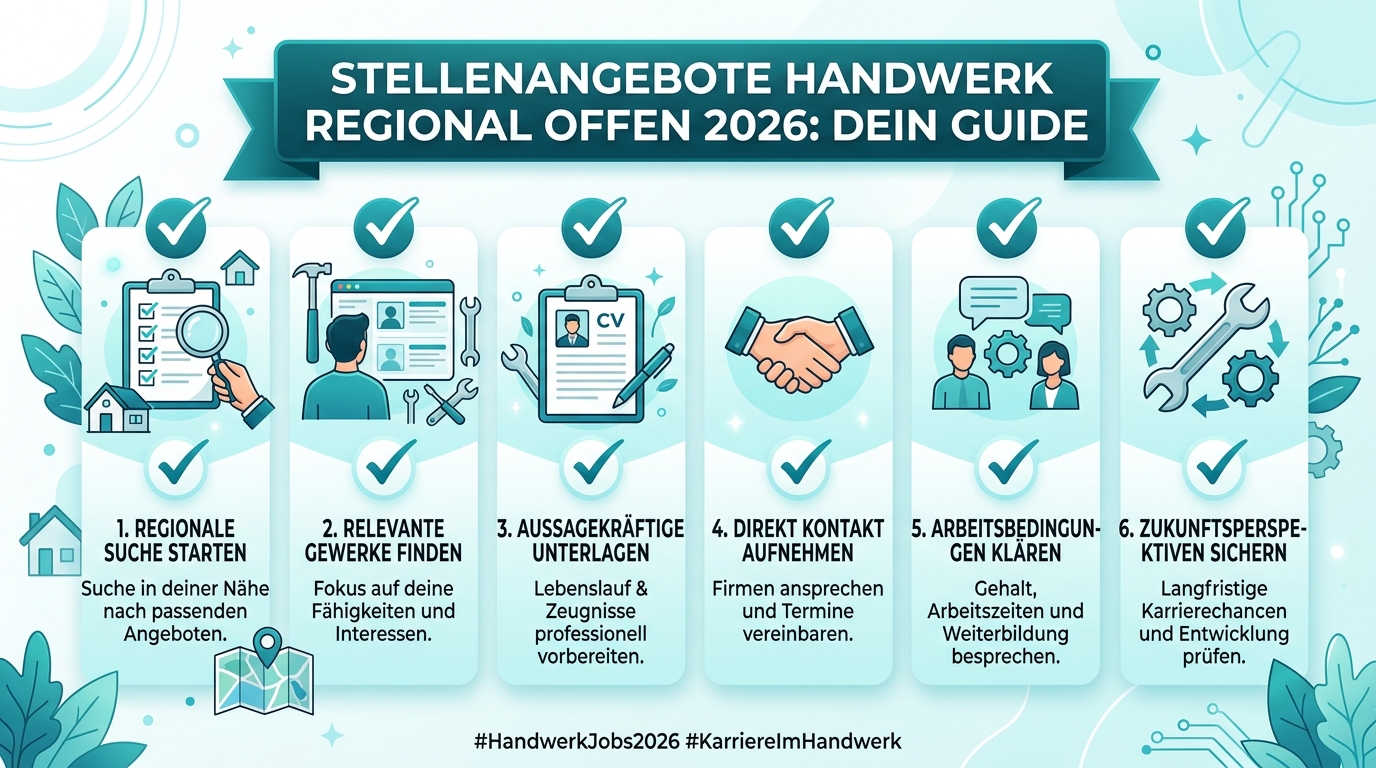 Infografik: stellenangebote handwerk regional offen