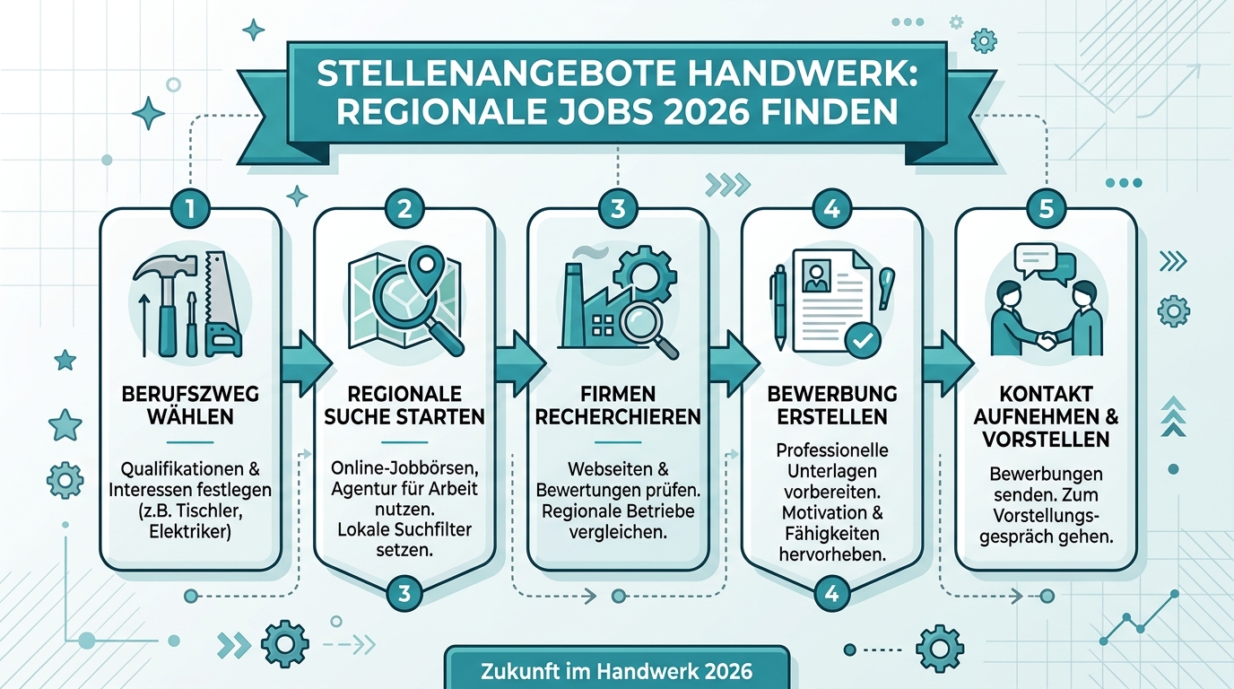 Infografik: stellenangebote handwerk regionale jobs