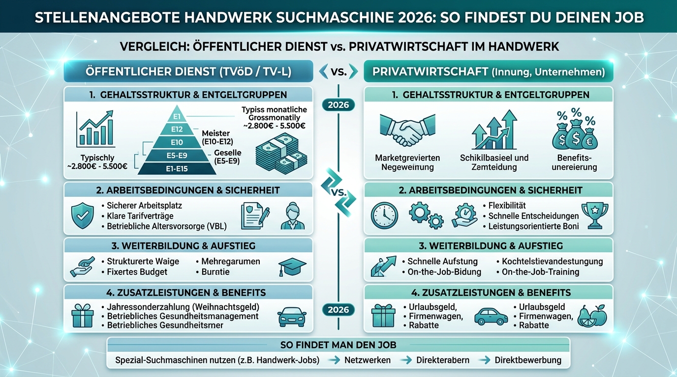 Infografik: stellenangebote handwerk suchmaschine