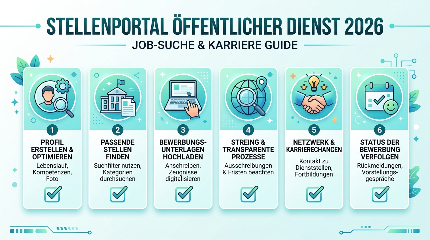 Infografik: stellenportal öffentlicher dienst