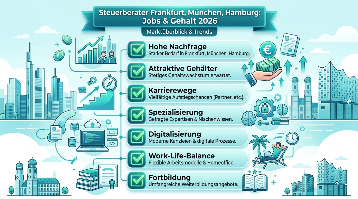 Infografik: steuerberater frankfurt münchen hamburg