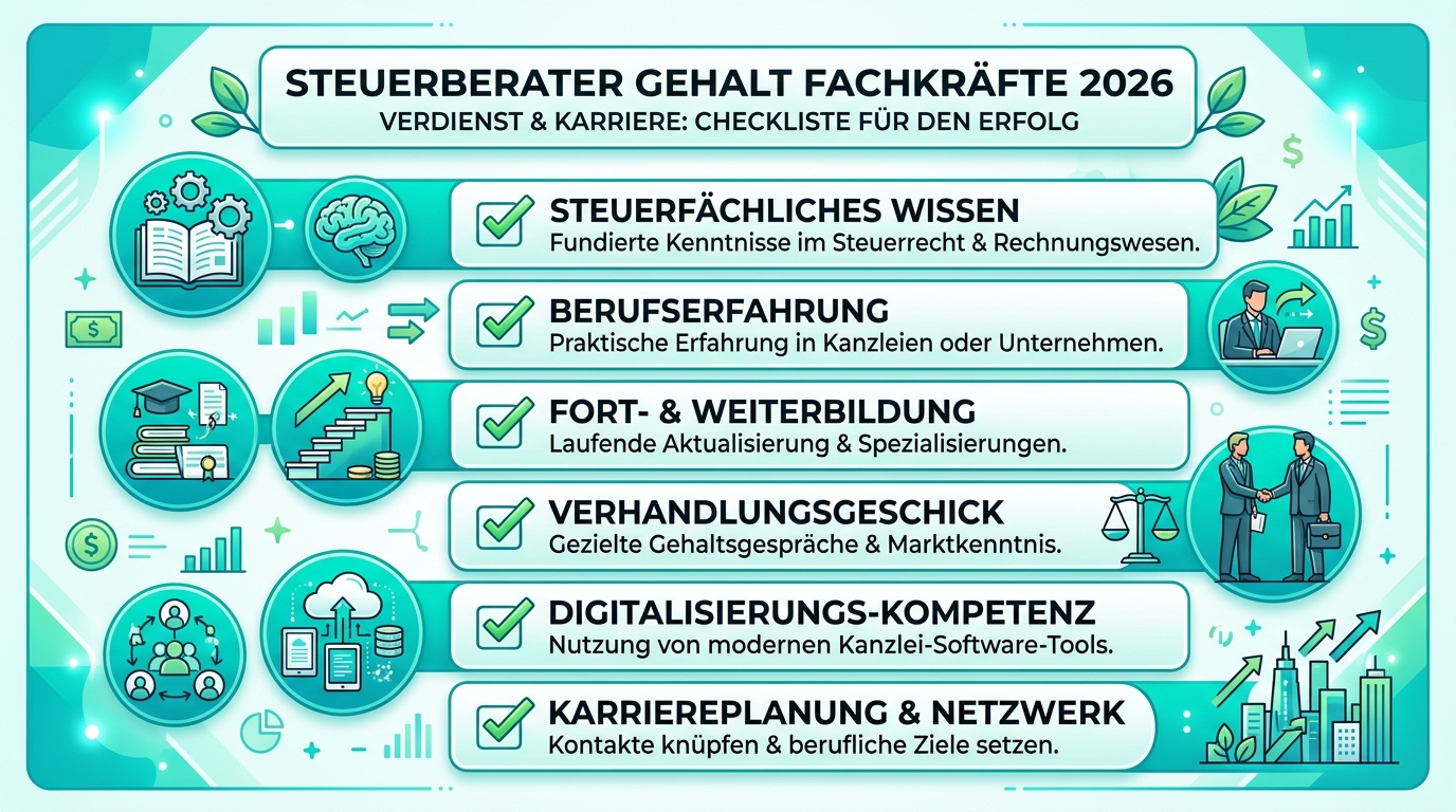 Infografik: steuerberater gehalt fachkräfte