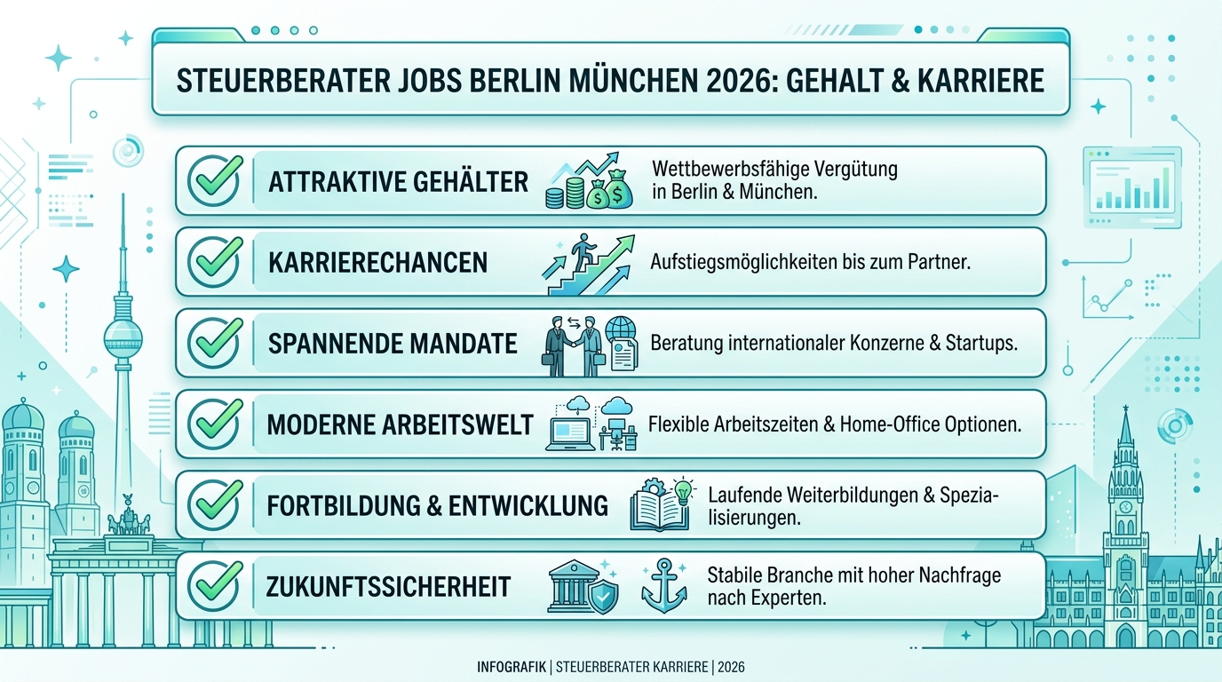 Infografik: steuerberater jobs berlin münchen