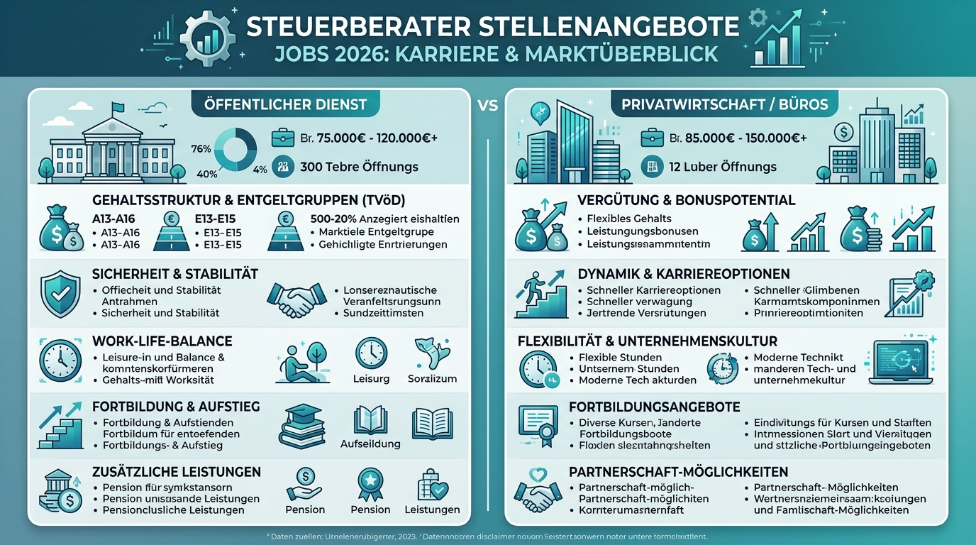 Infografik: steuerberater stellenangebote jobs