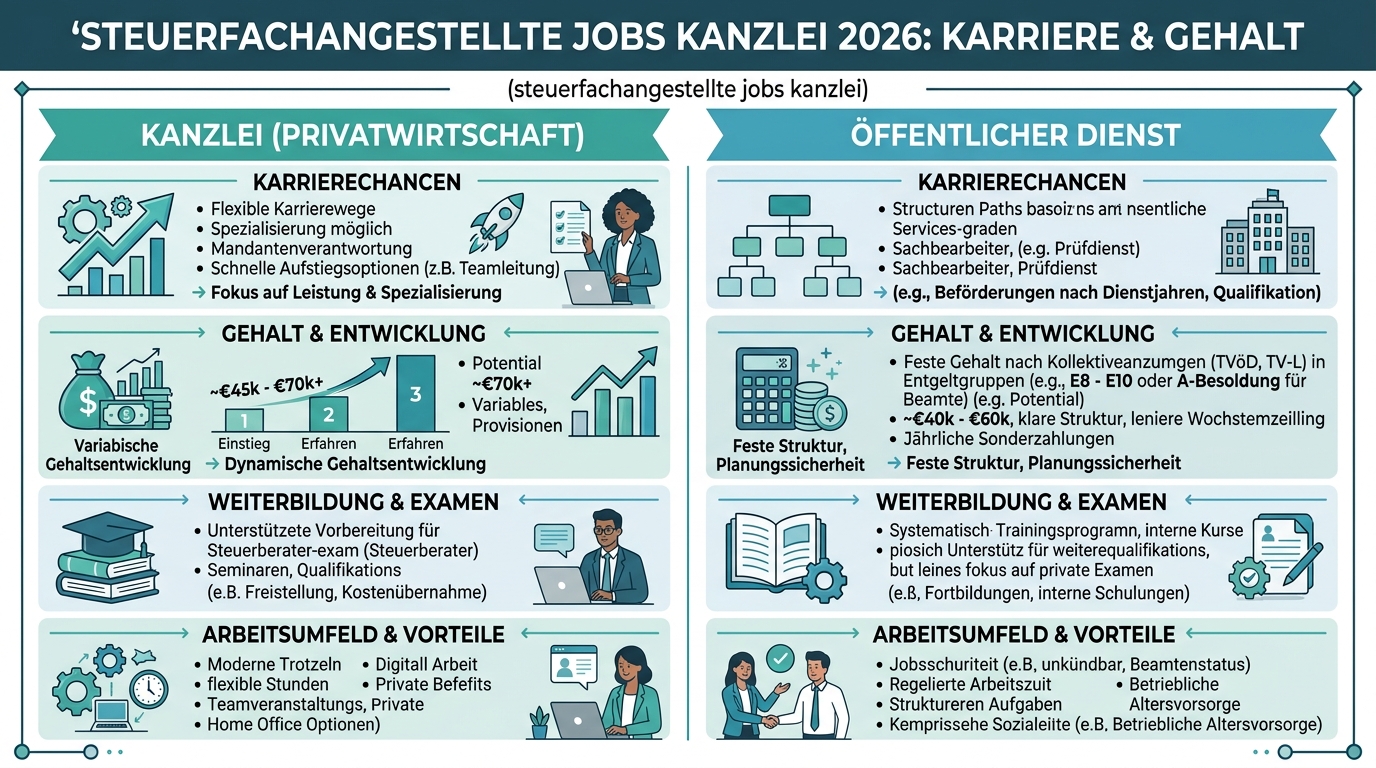 Infografik: steuerfachangestellte jobs kanzlei