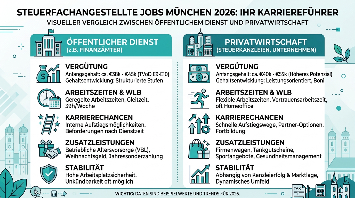Infografik: steuerfachangestellte jobs münchen