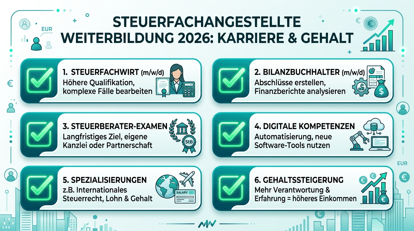 Infografik: steuerfachangestellte weiterbildung
