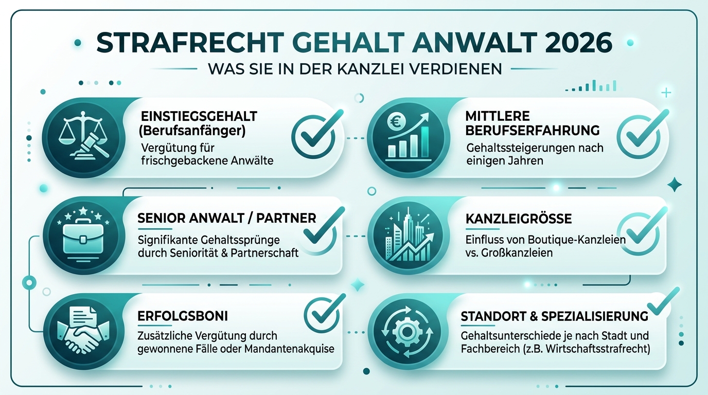 Infografik: strafrecht gehalt anwalt
