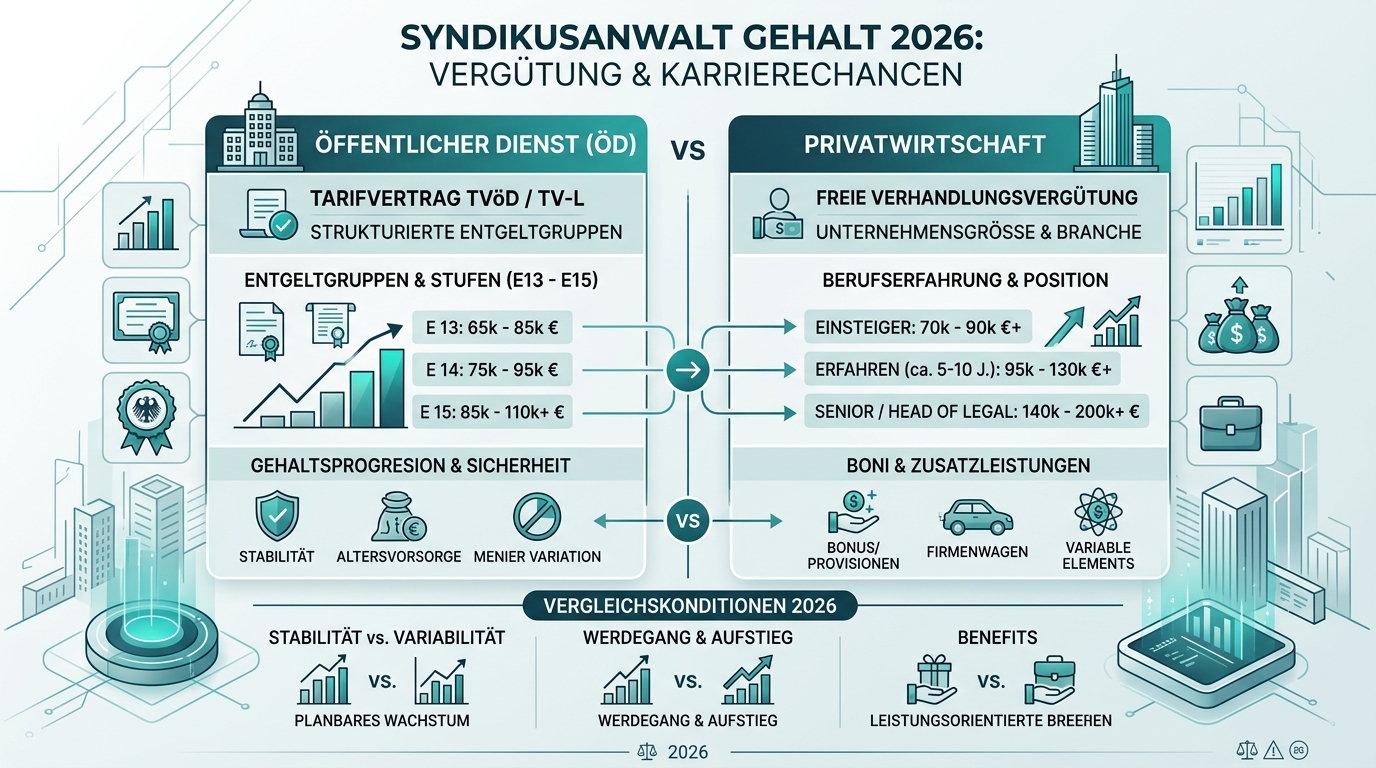 Infografik: syndikusanwalt gehalt