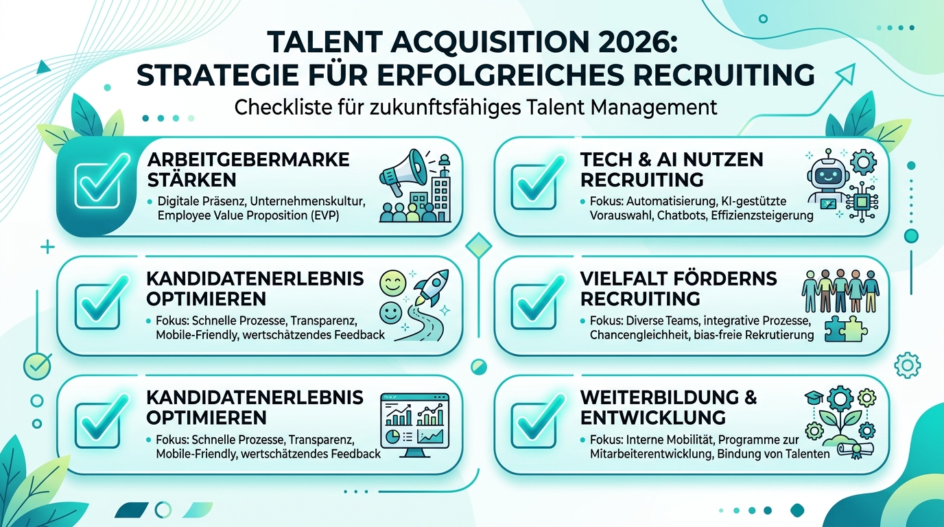 Talent Acquisition 2026: Strategien für erfolgreiches Recruiting Infografik: talent acquisition