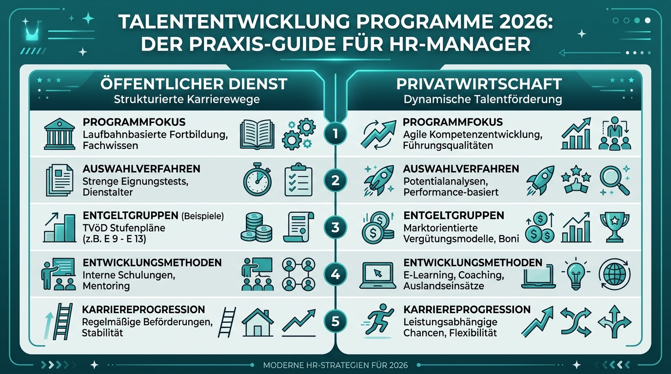 Talententwicklung Programme 2026: Der Praxis-Guide für HR-Manager Infografik: talententwicklung programme