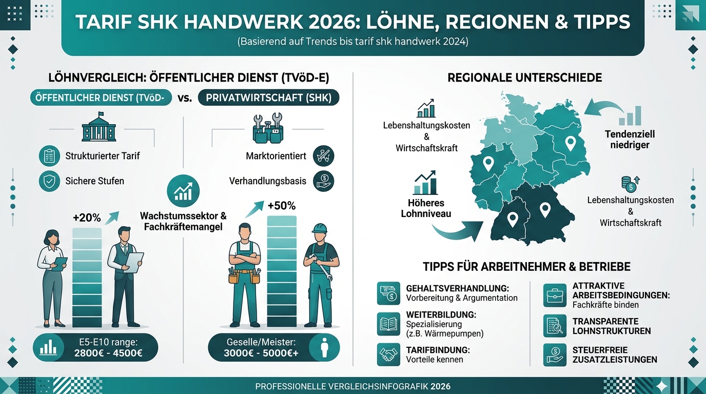 Infografik: tarif shk handwerk 2024