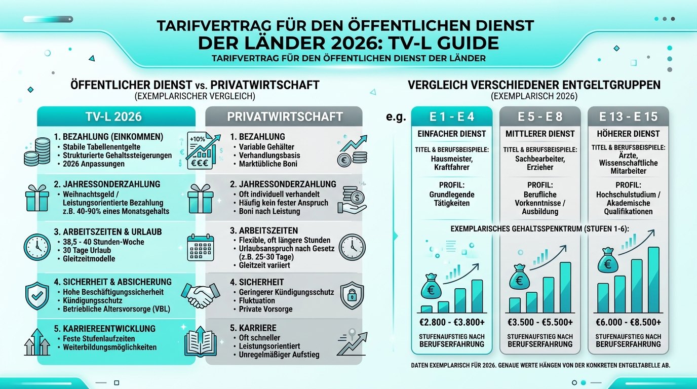 Infografik: tarifvertrag für den öffentlichen dienst der länder