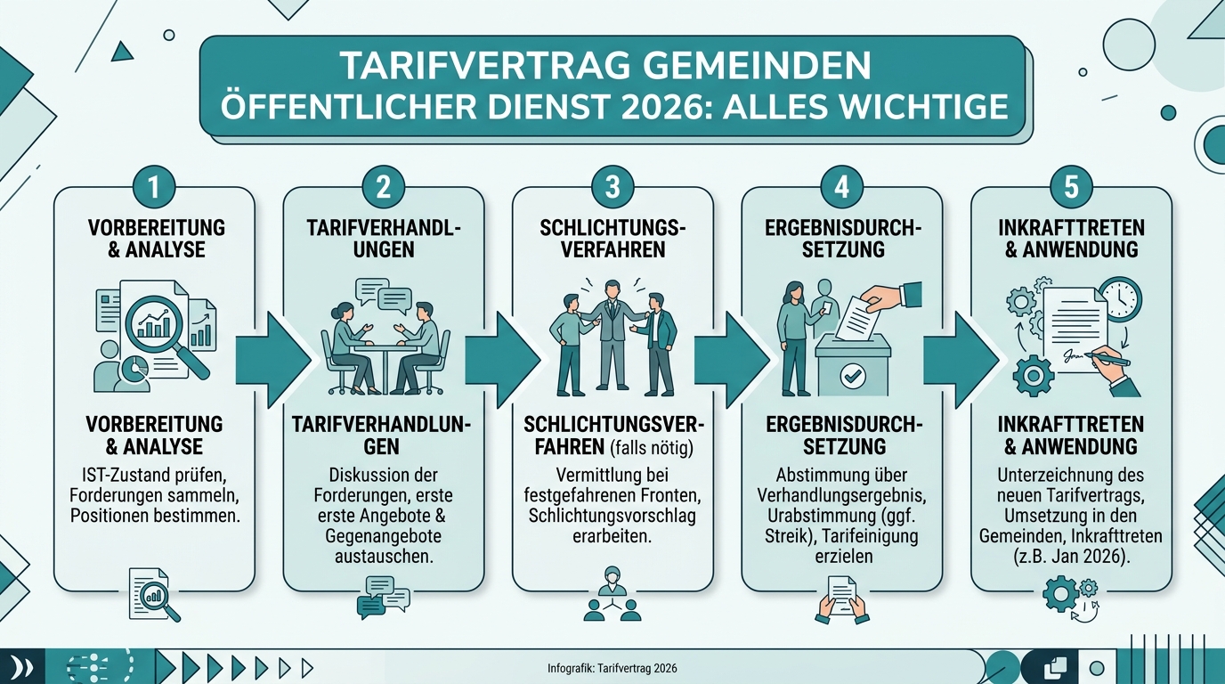 Infografik: tarifvertrag gemeinden öffentlicher dienst