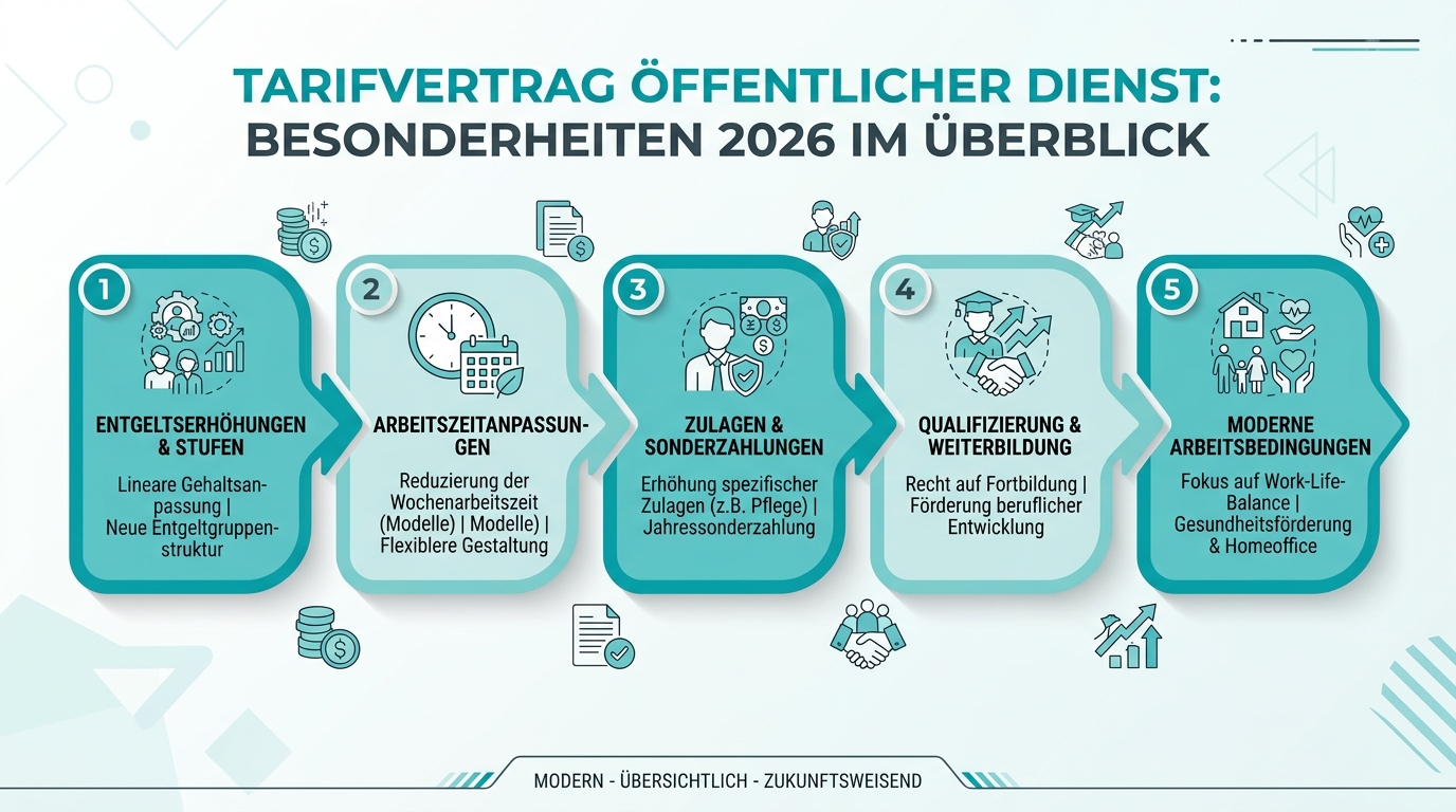 Infografik: tarifvertrag öffentlicher dienst besonderheiten
