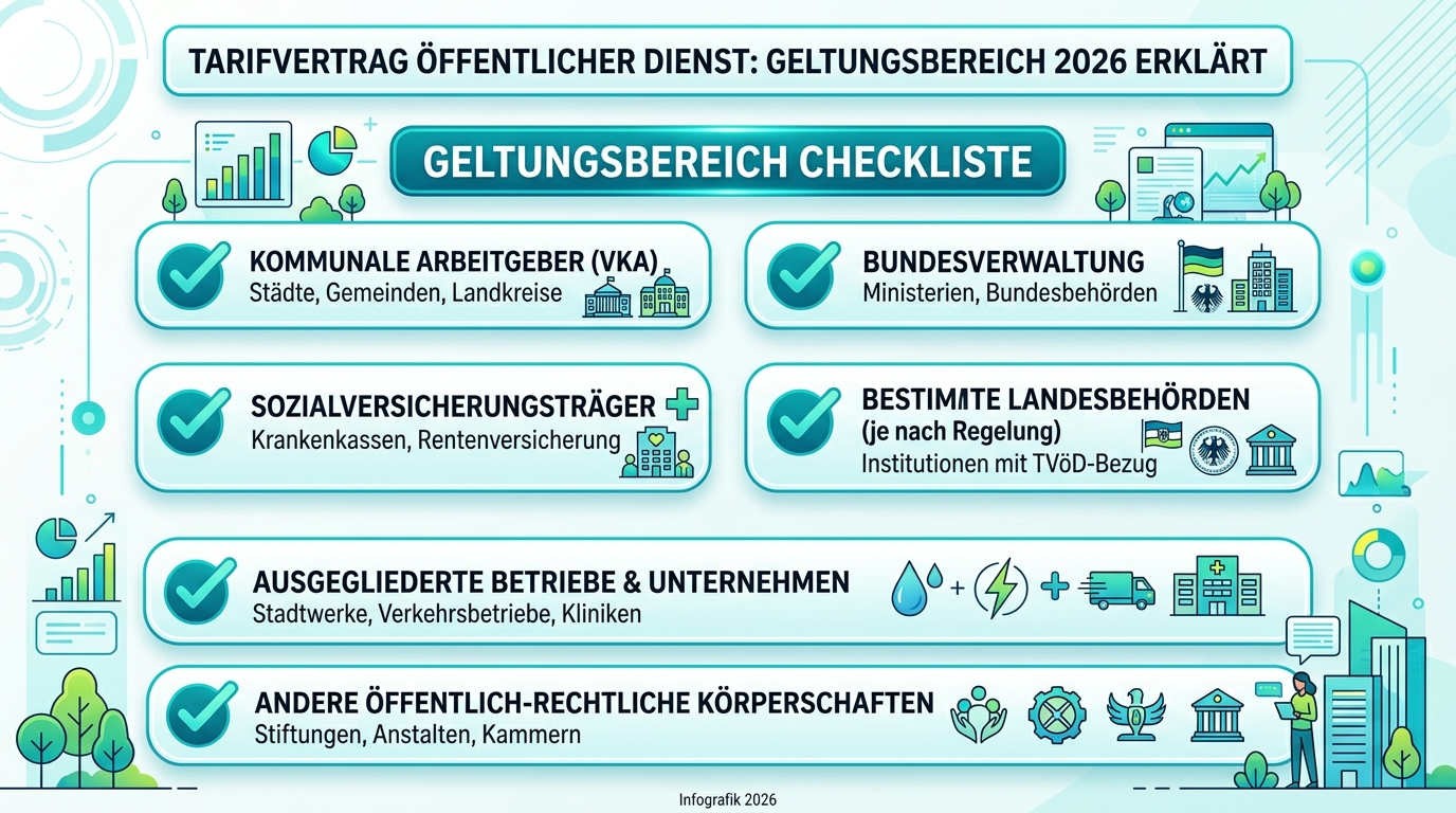 Infografik: tarifvertrag öffentlicher dienst geltungsbereich