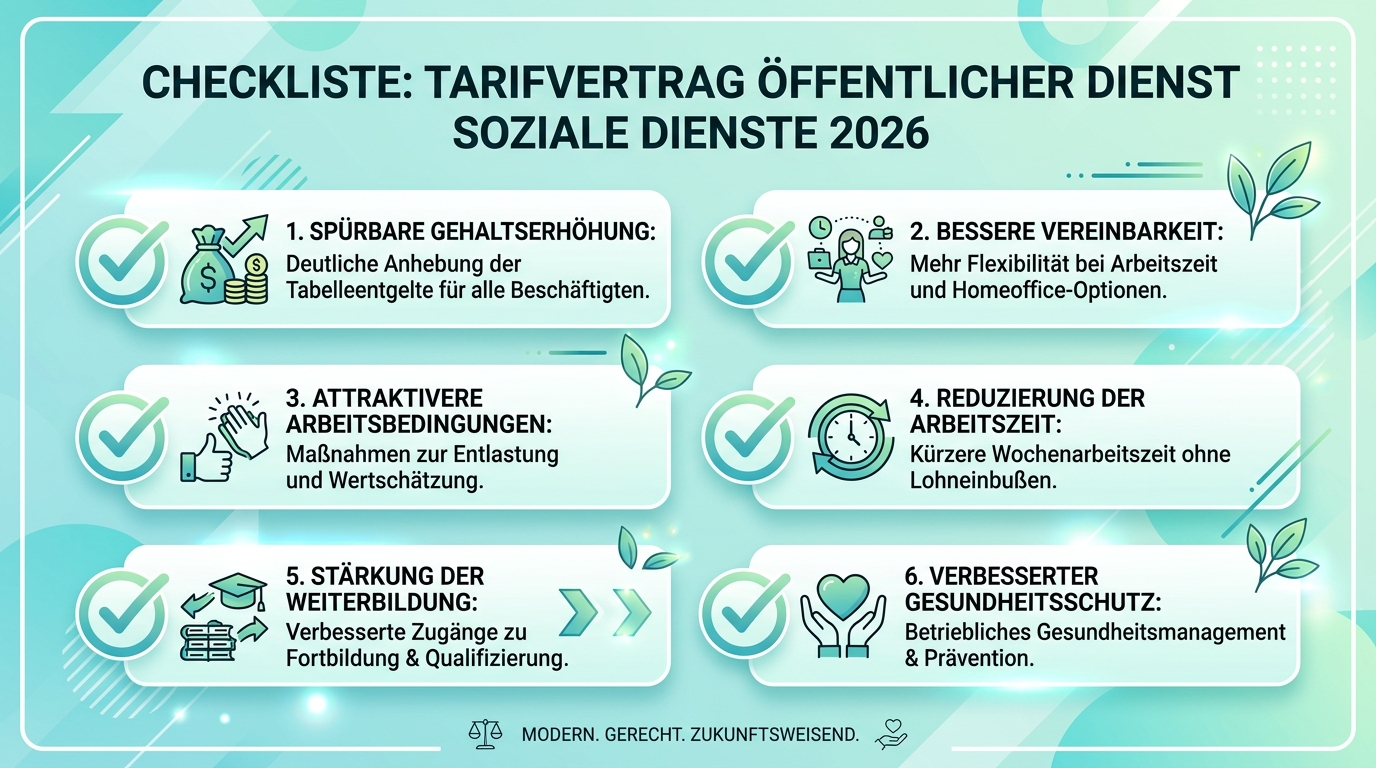 Infografik: tarifvertrag öffentlicher dienst soziale dienste