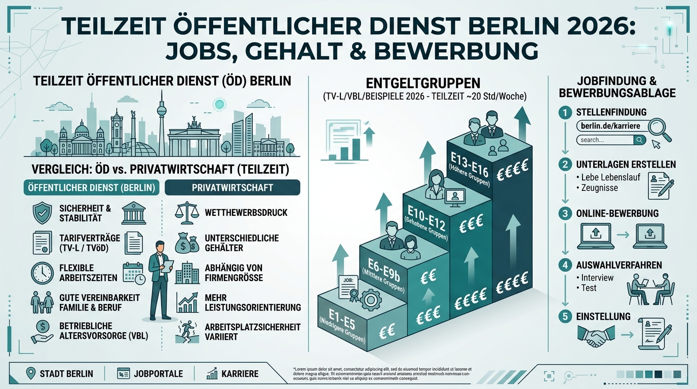 Infografik: teilzeit öffentlicher dienst berlin